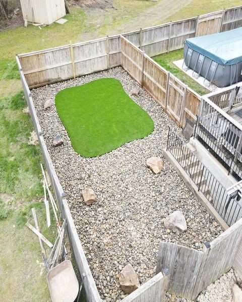 Artificial turf installation in Maryland