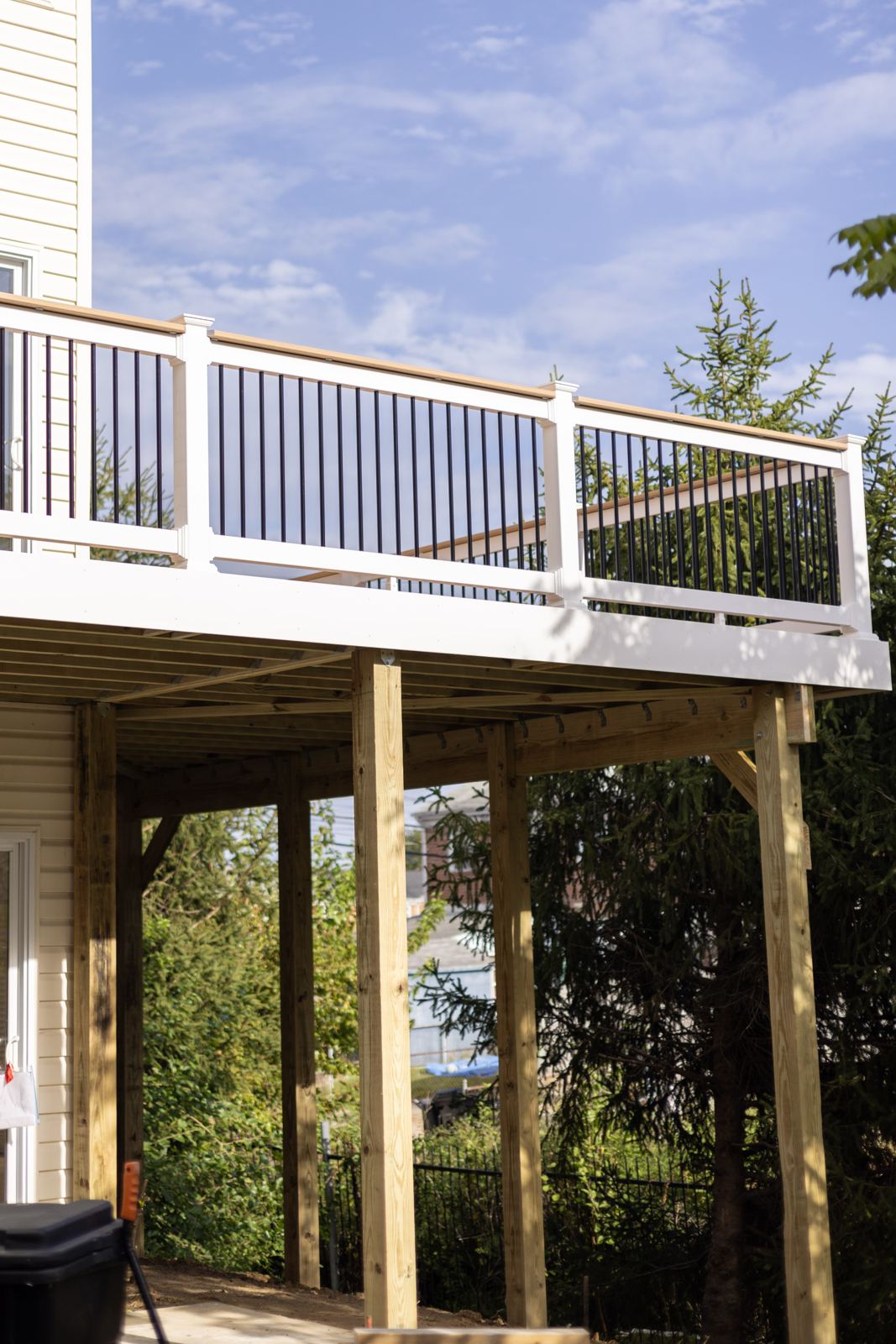 Custom deck built by PTG Landscape in Maryland