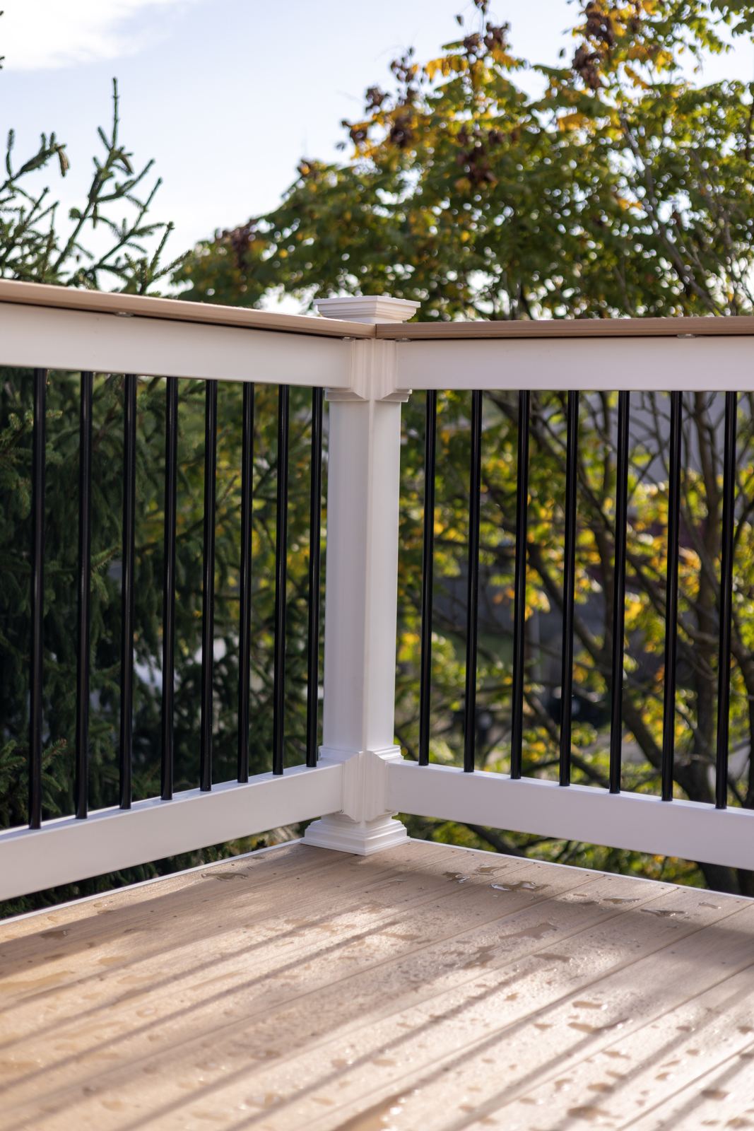 Custom deck built by PTG Landscape in Maryland