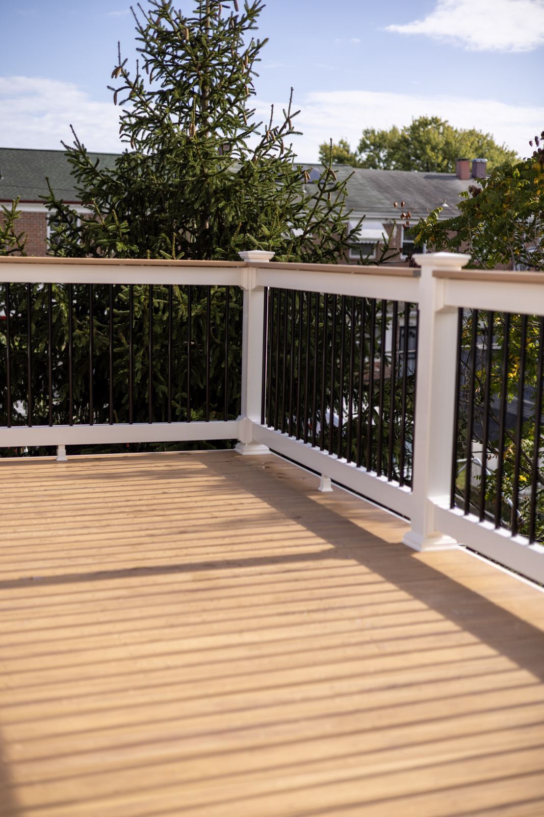 Custom deck built by PTG Landscape in Maryland