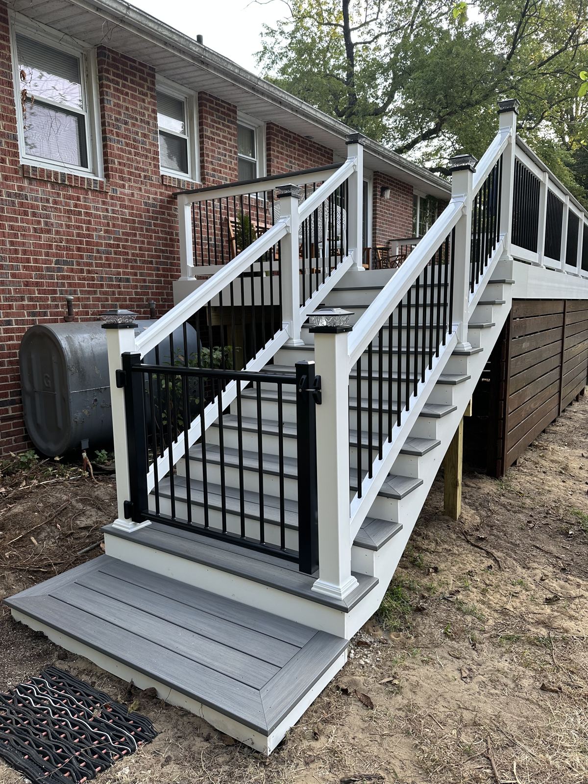 Custom deck built by PTG Landscape in Maryland