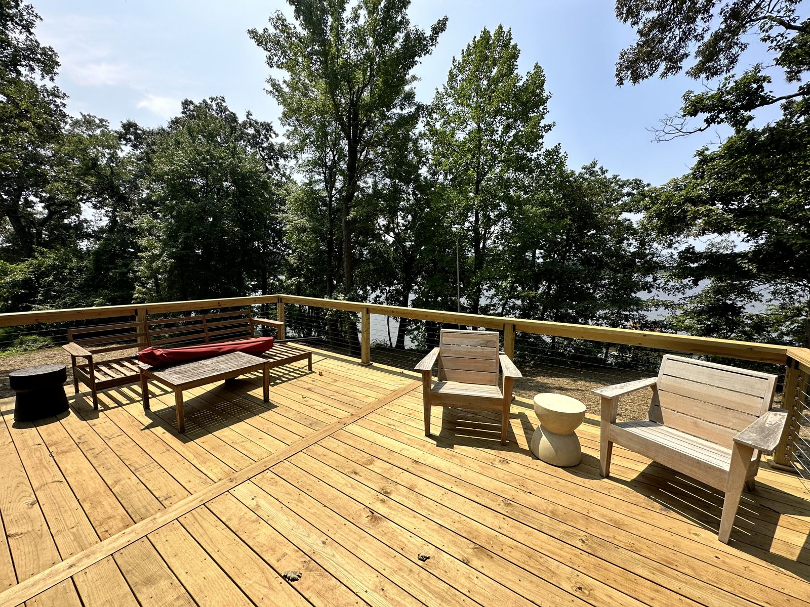 Custom deck built by PTG Landscape in Maryland