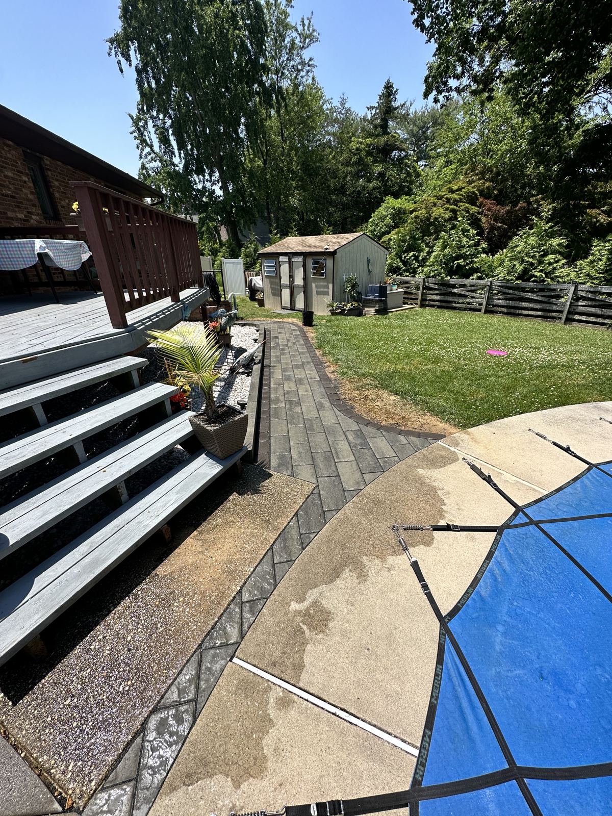Hardscaping project by PTG Landscape in Maryland