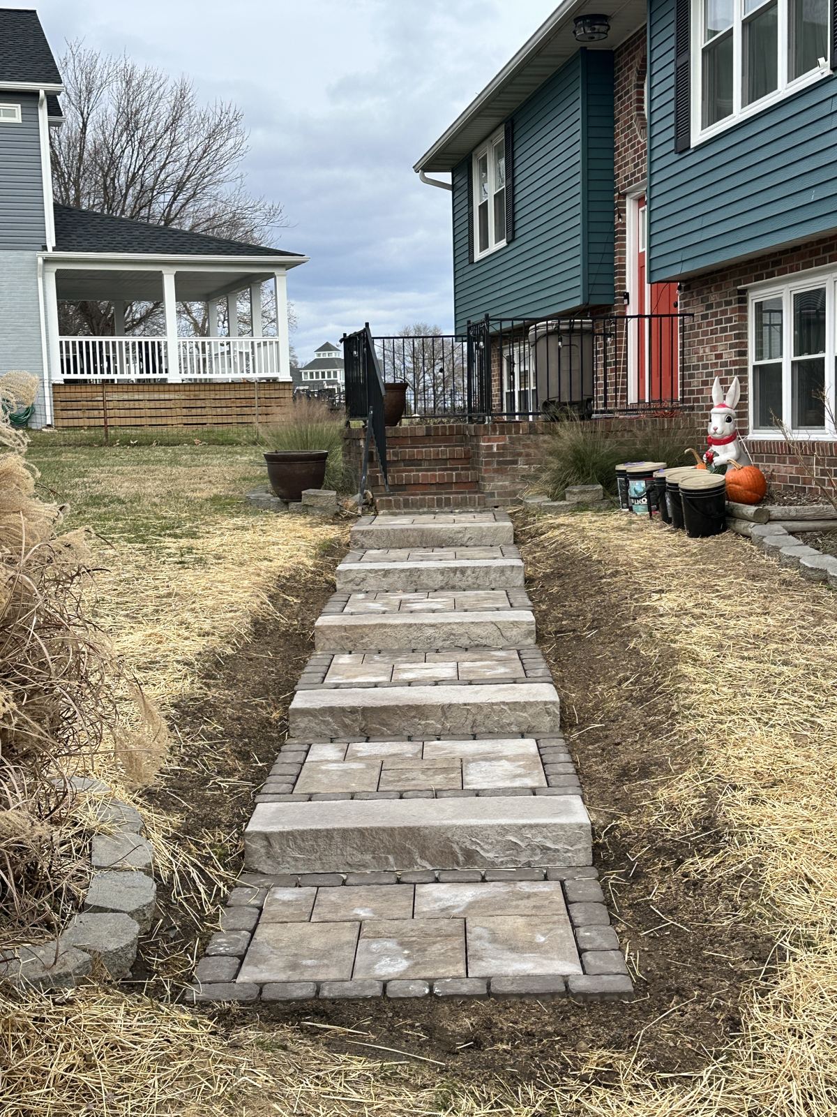 Hardscaping project by PTG Landscape in Maryland