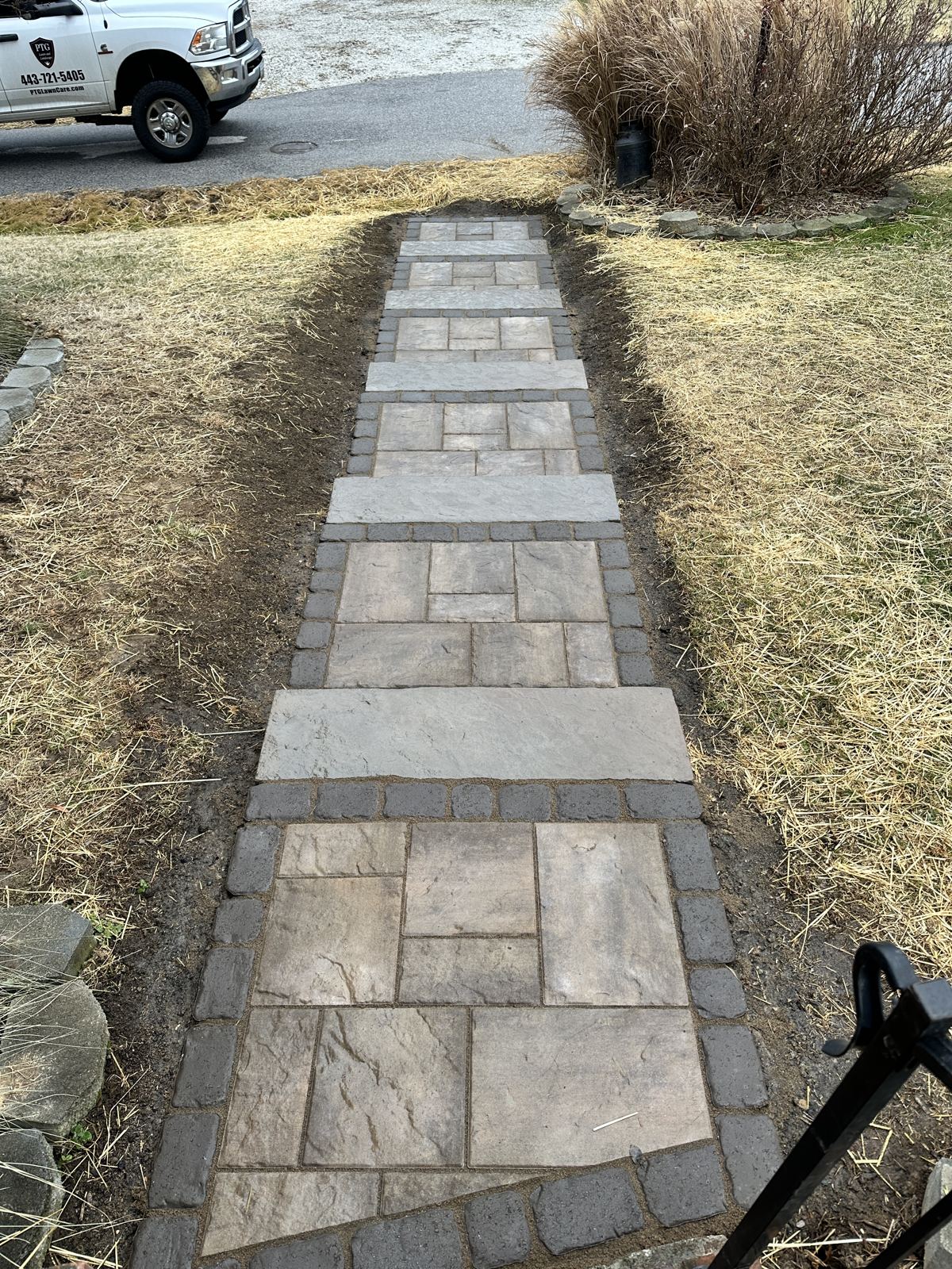Hardscaping project by PTG Landscape in Maryland