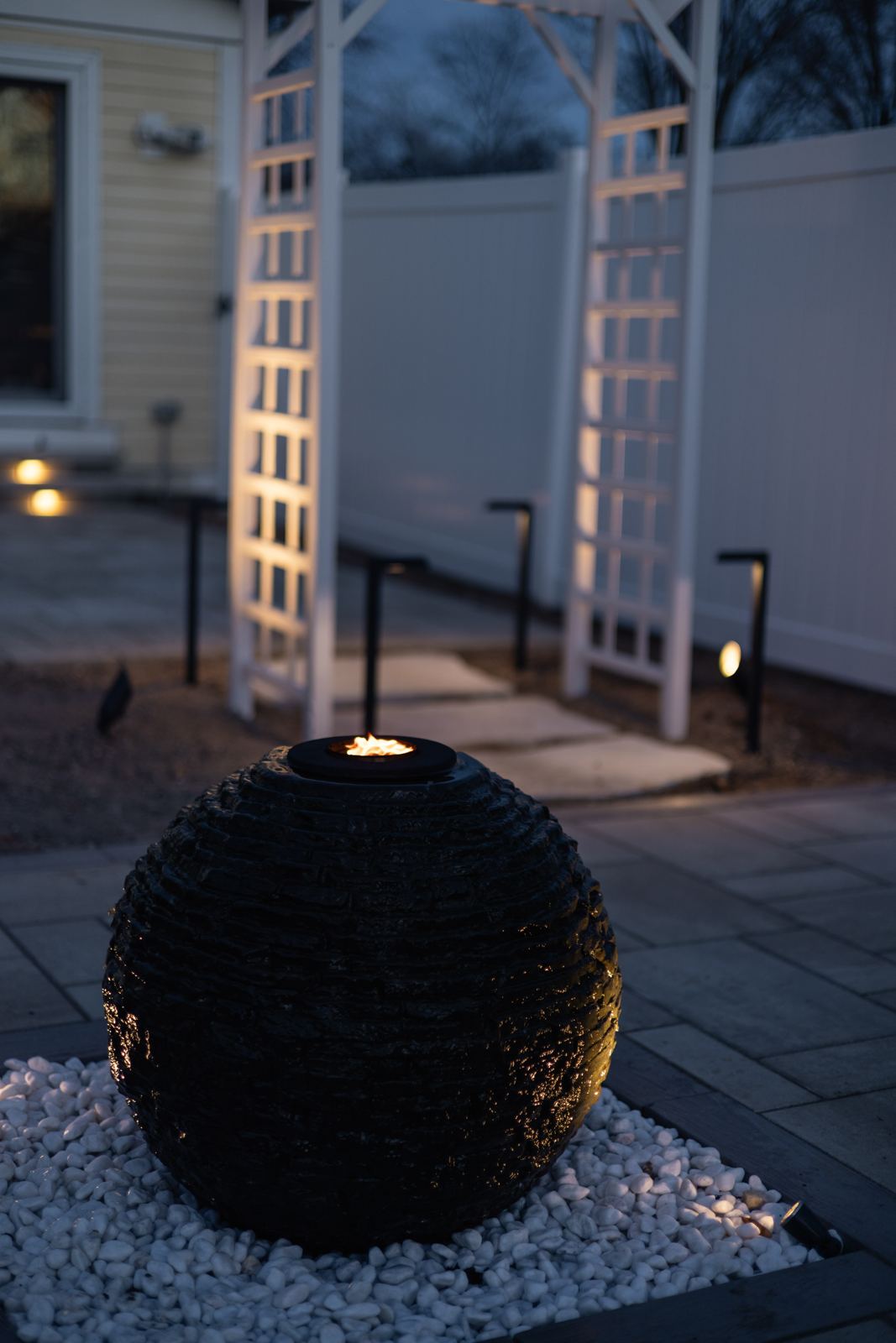 Landscape lighting design in Maryland
