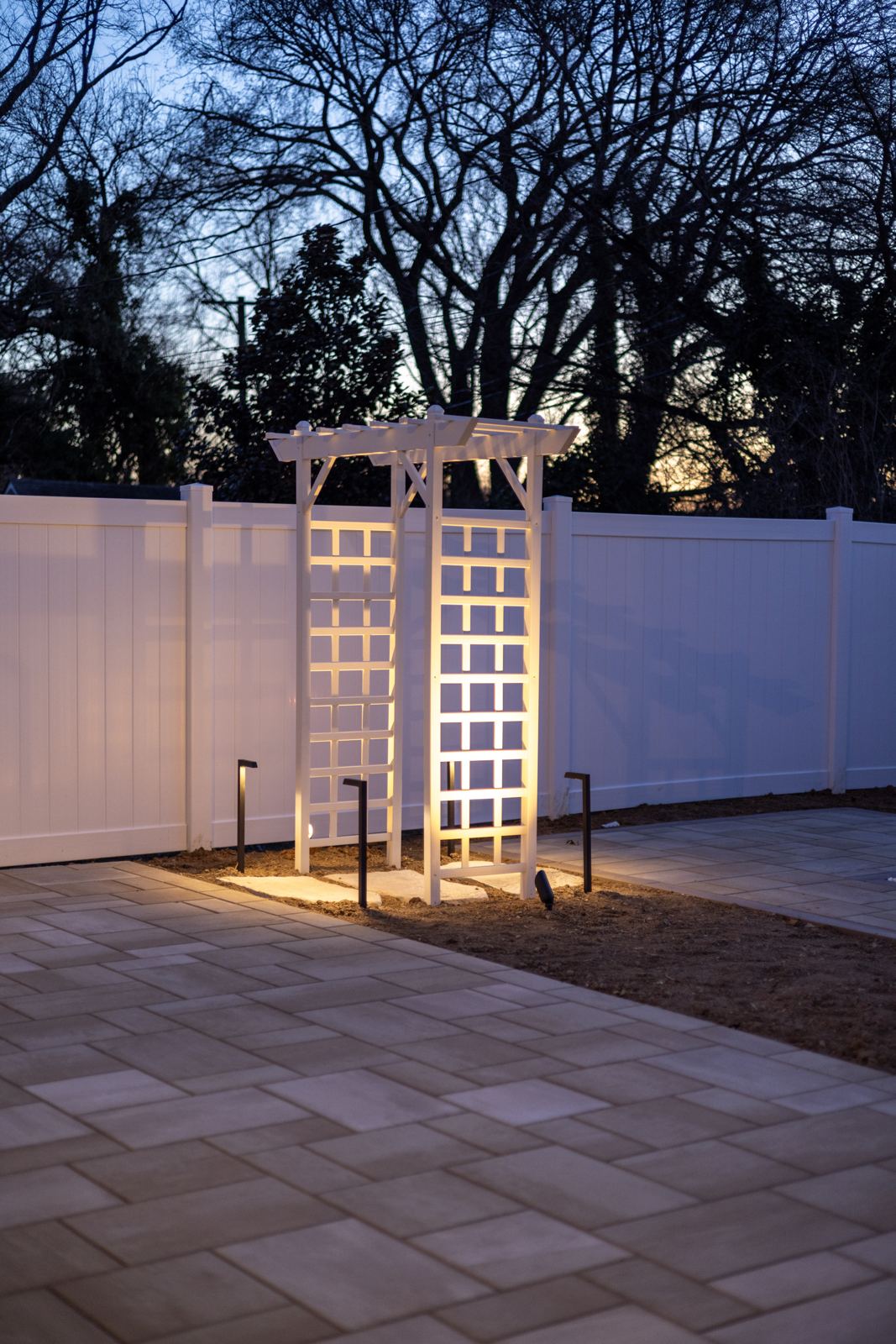 Landscape lighting design in Maryland