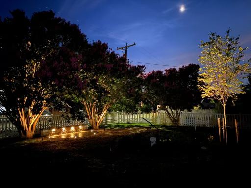 Landscape lighting design in Maryland