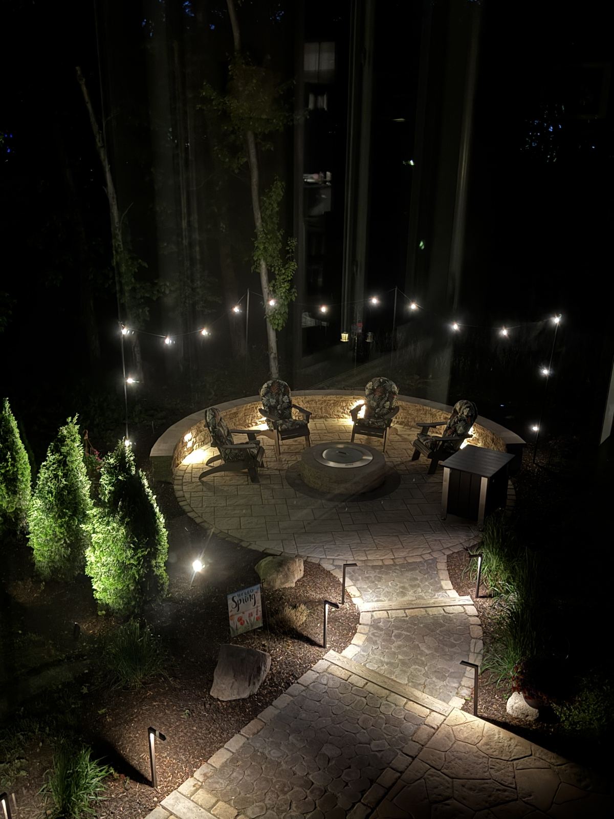 Landscape lighting design in Maryland