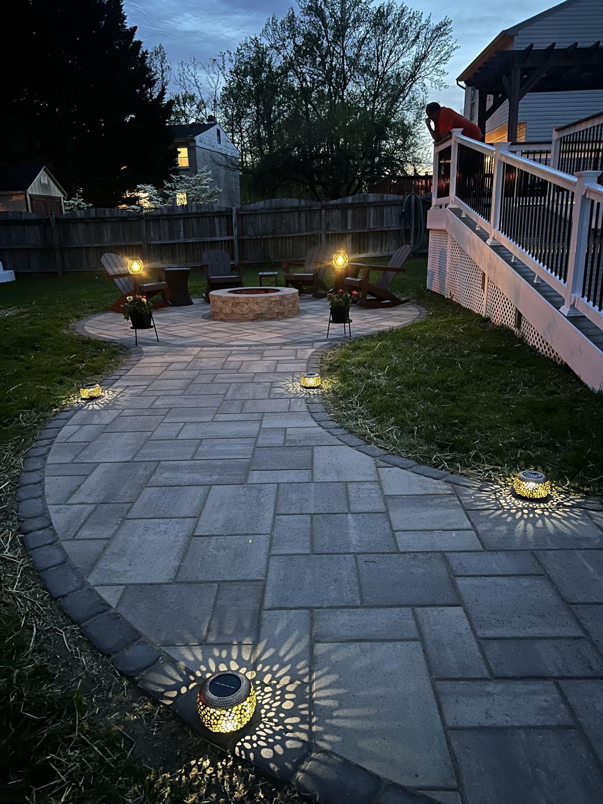 Landscape lighting design in Maryland
