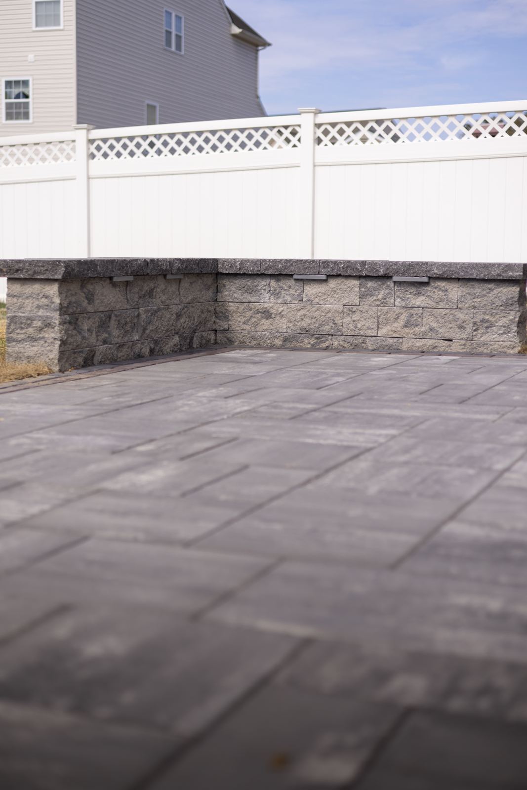 Paver patio and walkway installation in Maryland