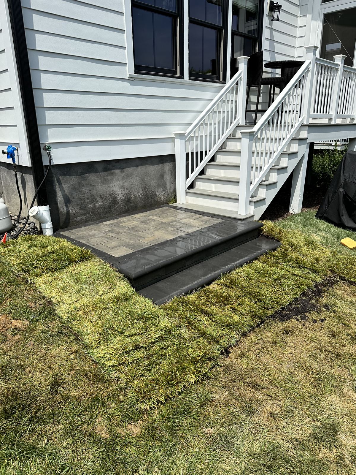 Paver patio and walkway installation in Maryland