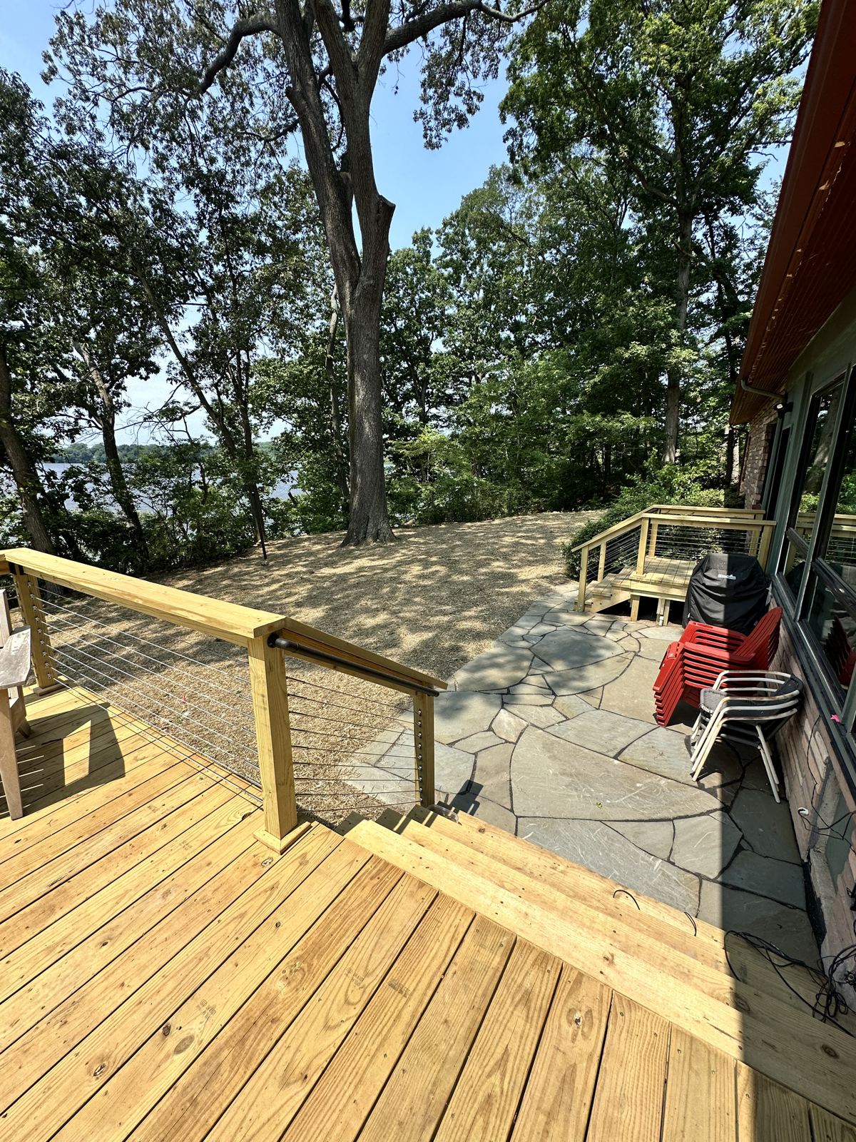 Paver patio and walkway installation in Maryland
