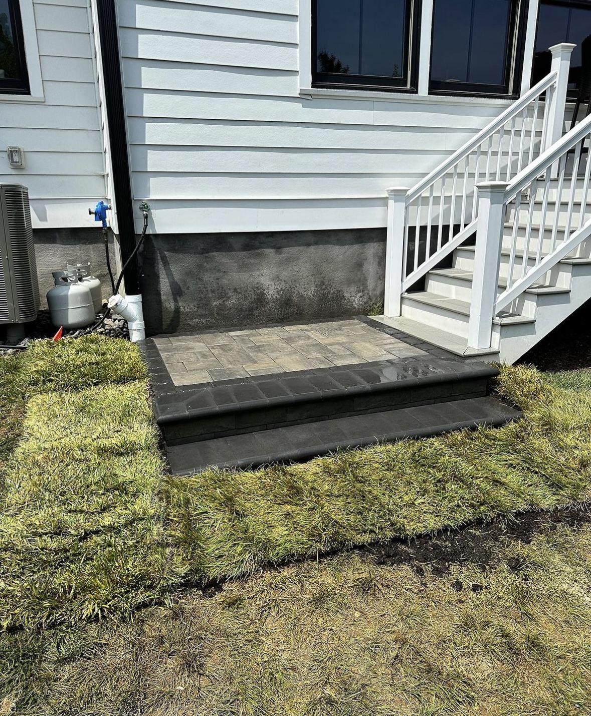 Paver patio and walkway installation in Maryland