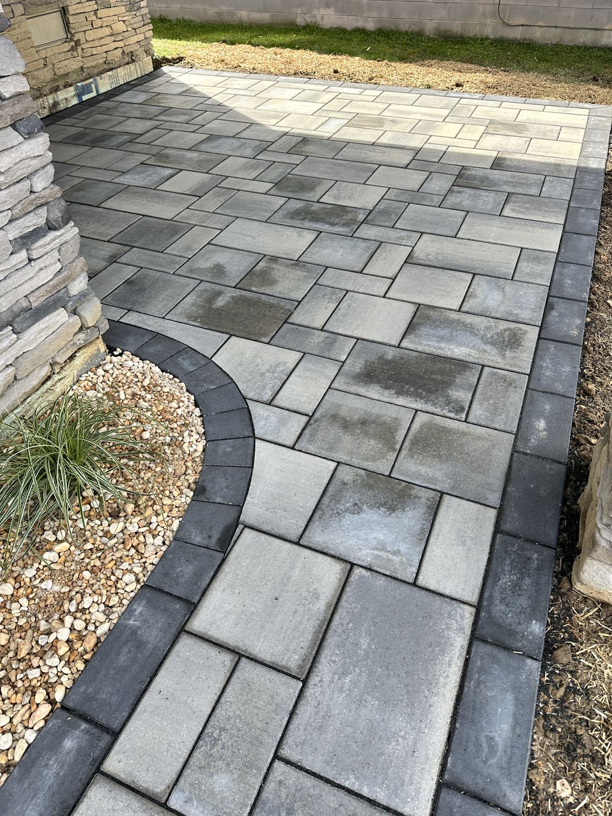 Paver patio and walkway installation in Maryland