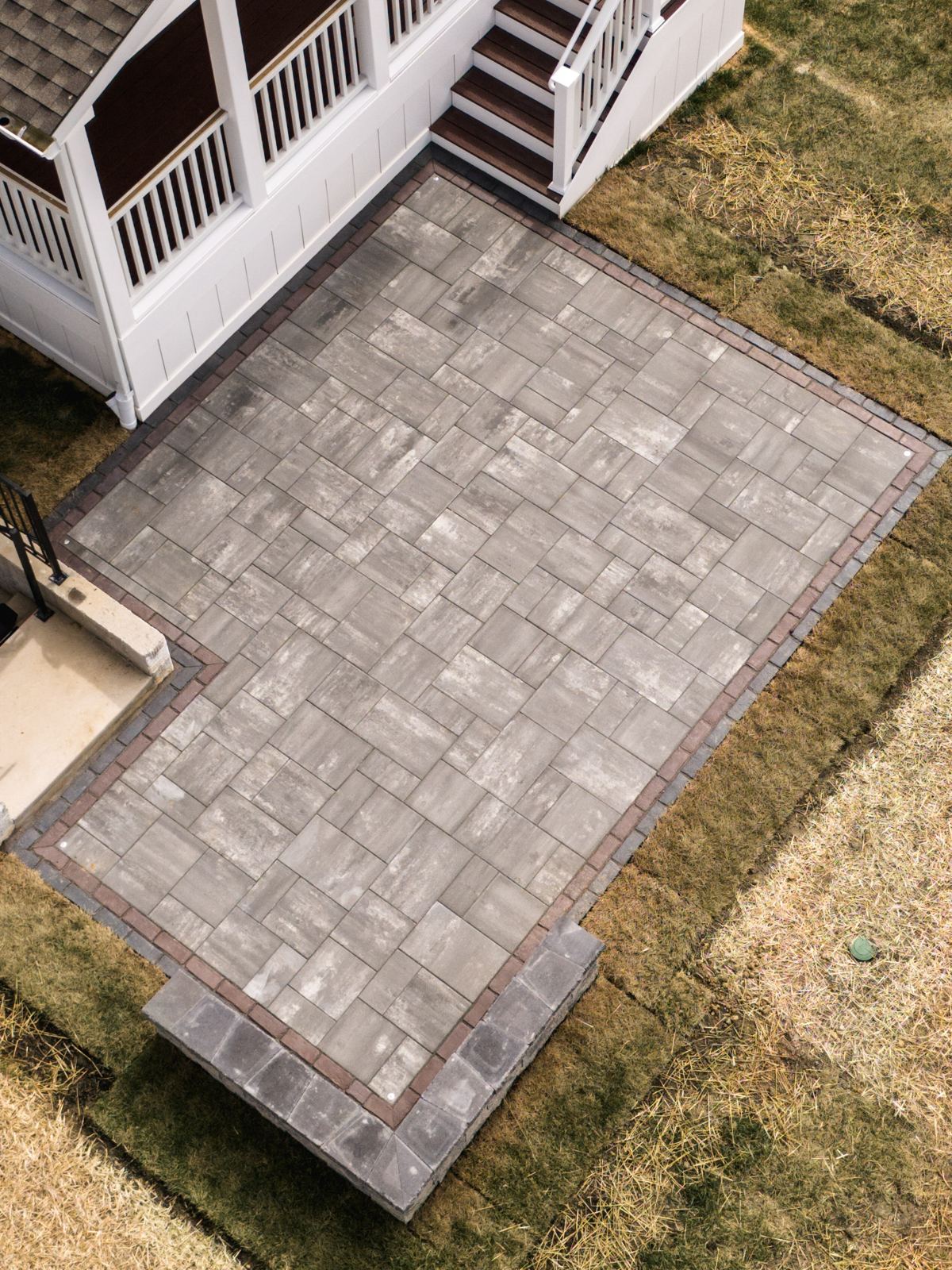 Paver patio and walkway installation in Maryland