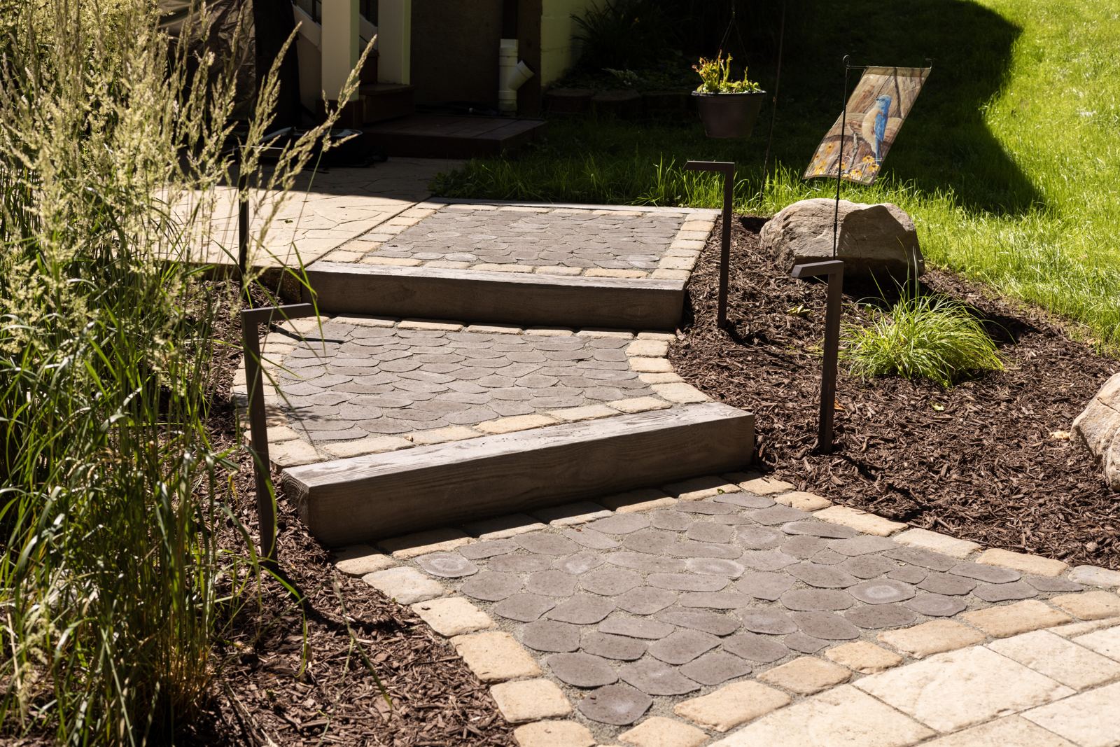 Paver patio and walkway installation in Maryland
