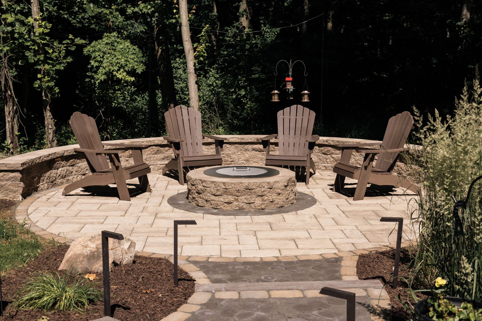 Paver patio and walkway installation in Maryland