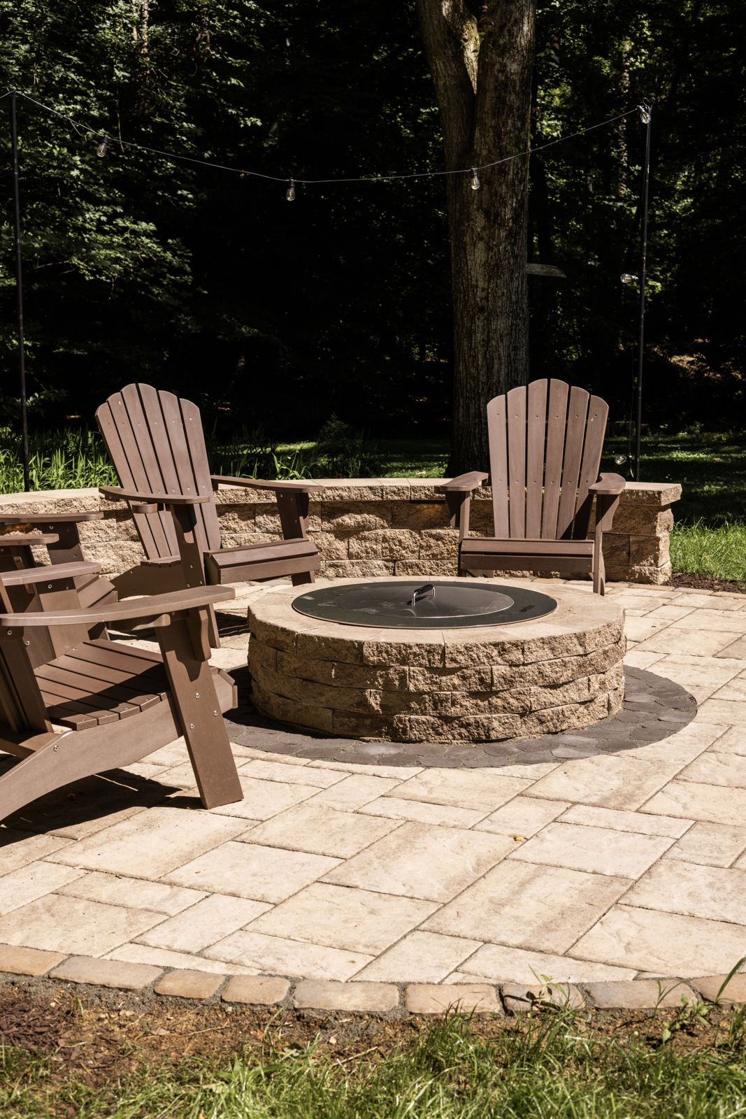 Paver patio and walkway installation in Maryland