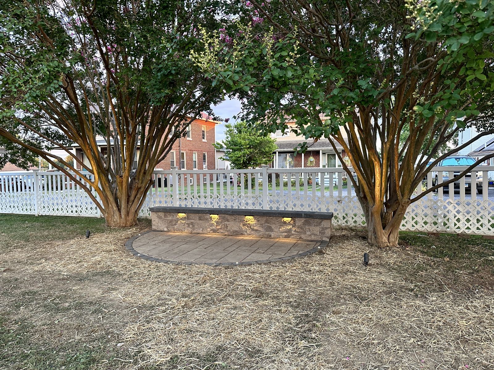 Paver patio and walkway installation in Maryland