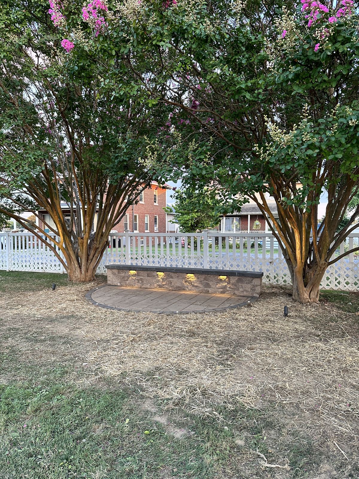 Paver patio and walkway installation in Maryland