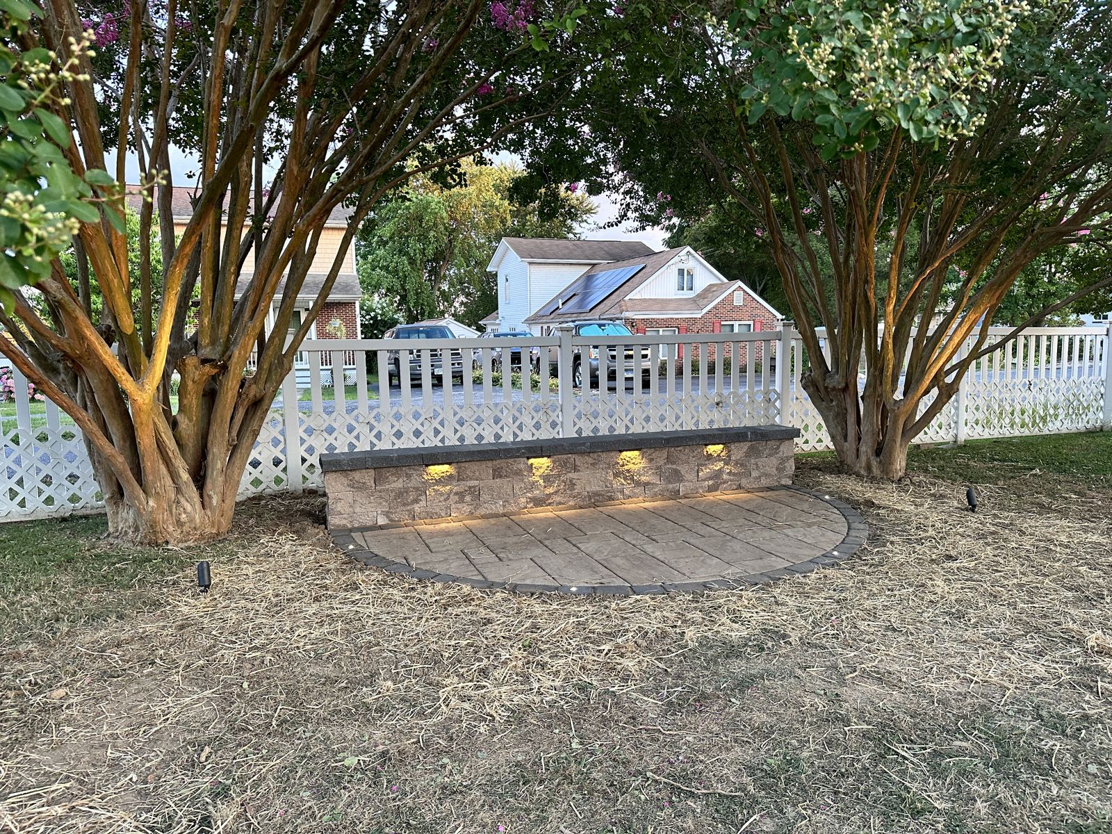 Paver patio and walkway installation in Maryland