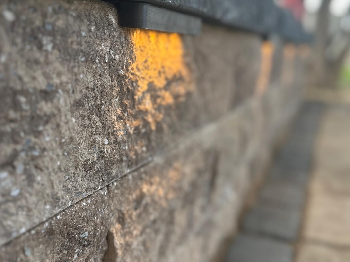 Retaining wall built by PTG Landscape in Maryland