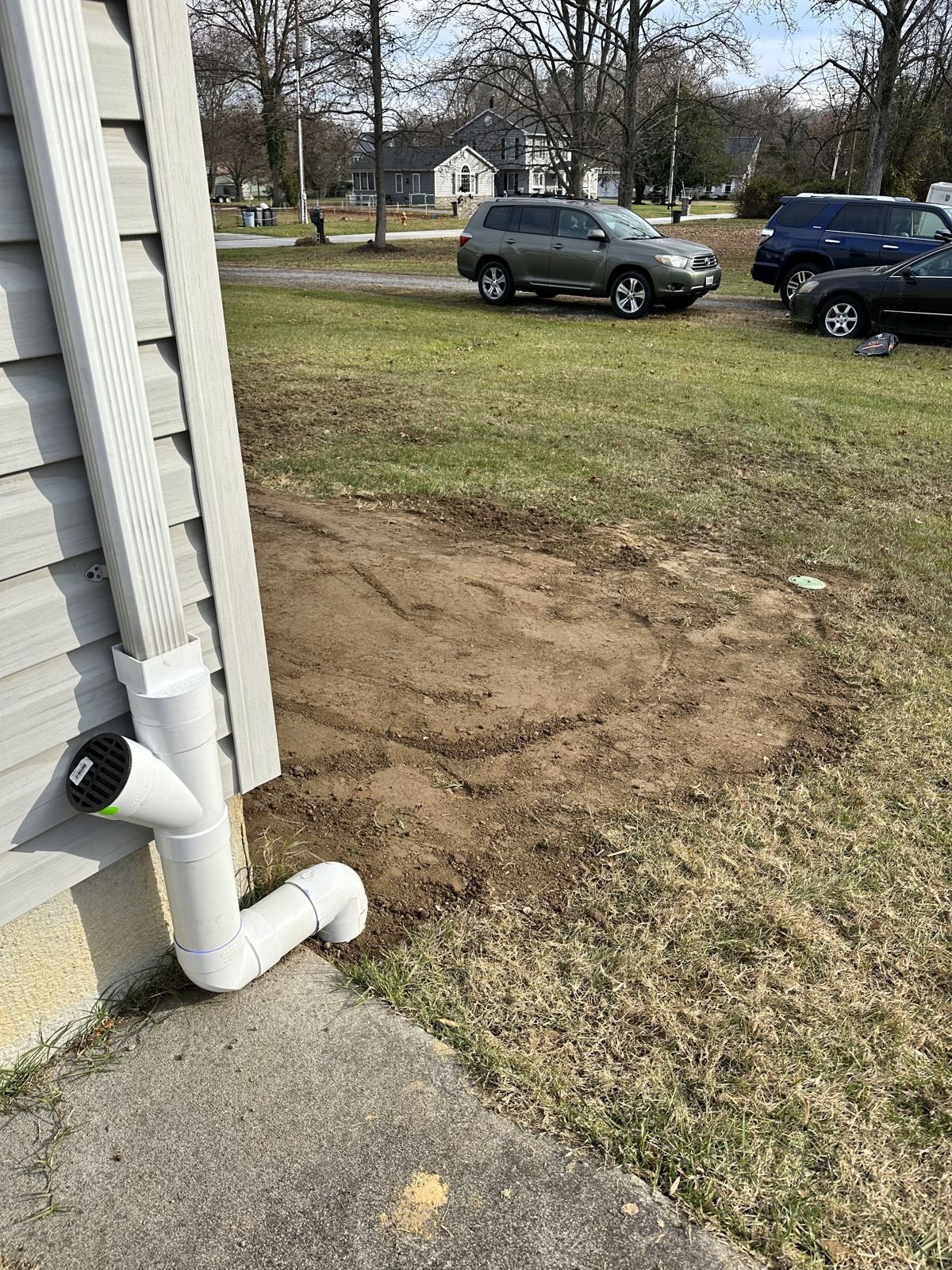 Yard drainage solution installed in Maryland