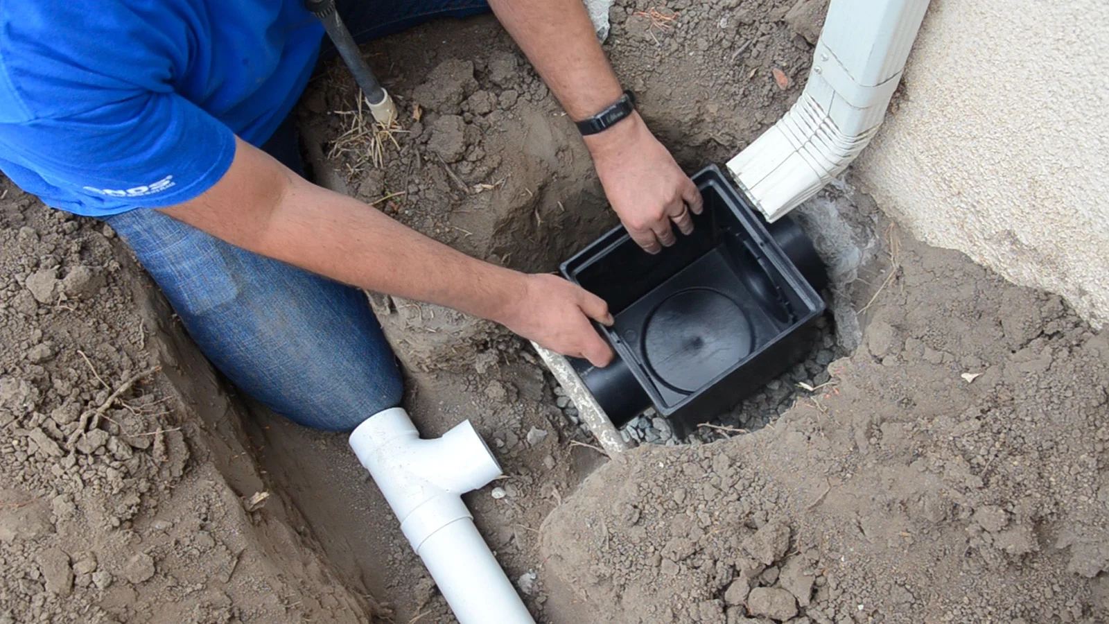 Yard drainage solution installed in Maryland